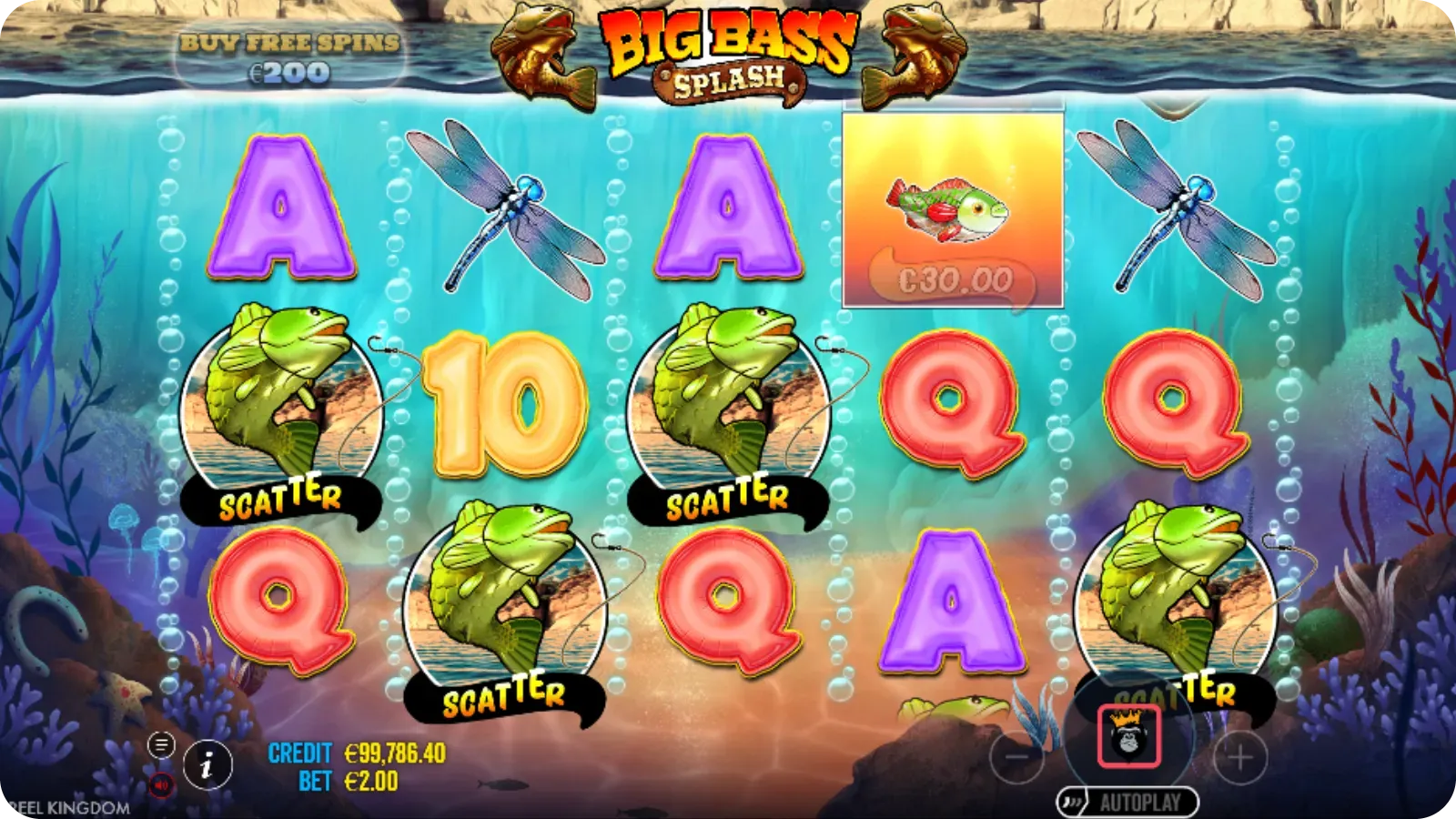 3 Scatters vallen – free spins toegekend