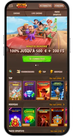 Page d’accueil d’un casino avec le jeu Big Bass Splash dans la section « Jeux Populaires »