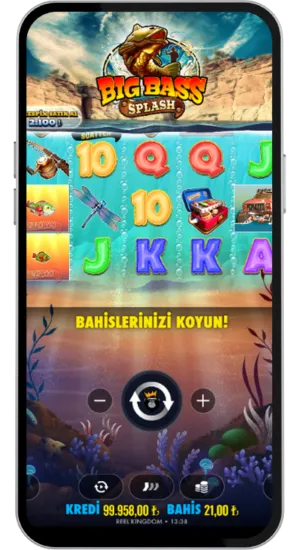 Oyuncu 'Döndür' düğmesine basıyor; bahis kaybedildi