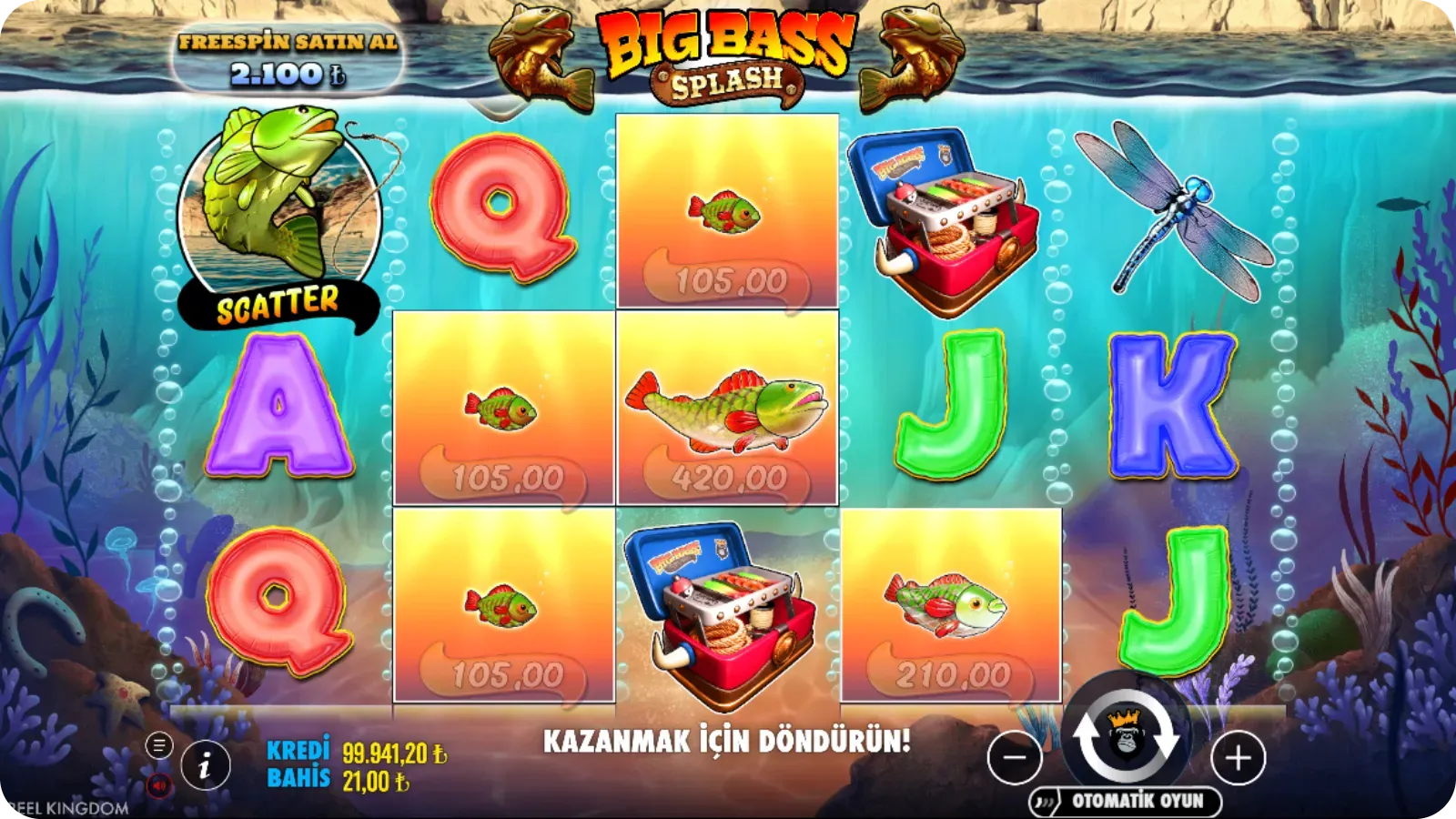 Makaralarda 5 Para Sembolü, toplamda 130 ₺ ek kazanç